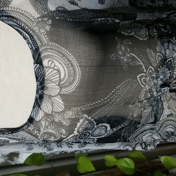 Sheer Asymetrical Blouse Dress - Picture 7 of 8